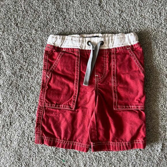 Mini Boden Other - Mini boden shorts boys 4 red cargo casual summer classic preppy vacation school